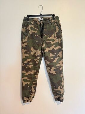 Kreamy Camo Jogger Pants - Green Camo